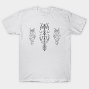 Owl Tattoo Geometry T-Shirt